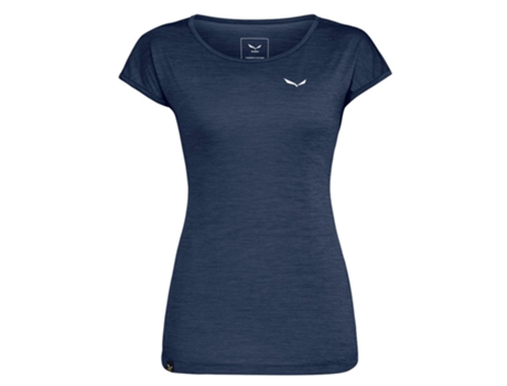 Camiseta de Mujer SALEWA Puez Melange Dryton Azul (2XL)