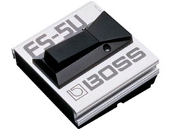 Boss fs-5u pedal footswitch sustain / tap tempo para efeitos