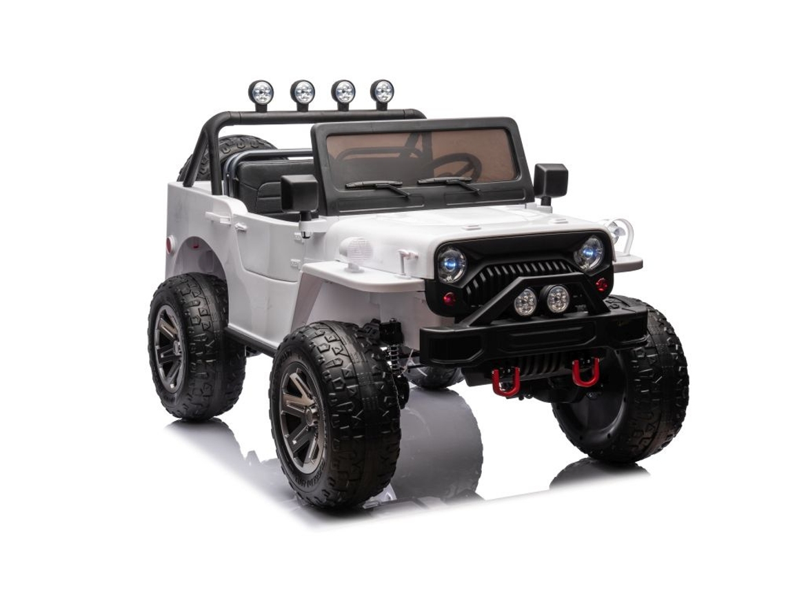 Jh 102 Coche de Batería Blanco 4x4 B.active