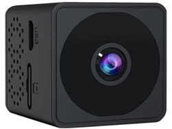 Mini cámara espía, cámara de visión nocturna HD 1080P con detección de movimiento y detector GPS Yizhood (negro)