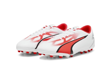 Botas de fútbol Unisex para Fútbol PUMA Ultra Play Mg Blanco (44)