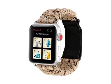 Pulsera Alambre Trenzado Pulsera para Apple Watch Series 5 40Mm Kaki VEANXIN
