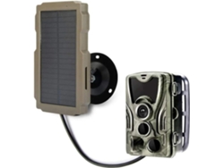 Caméra Faune Sauvage Kit De Panneau Solaire Jeu Piste Portable, 3000mah, 6v-12v, Charger Étanche Et