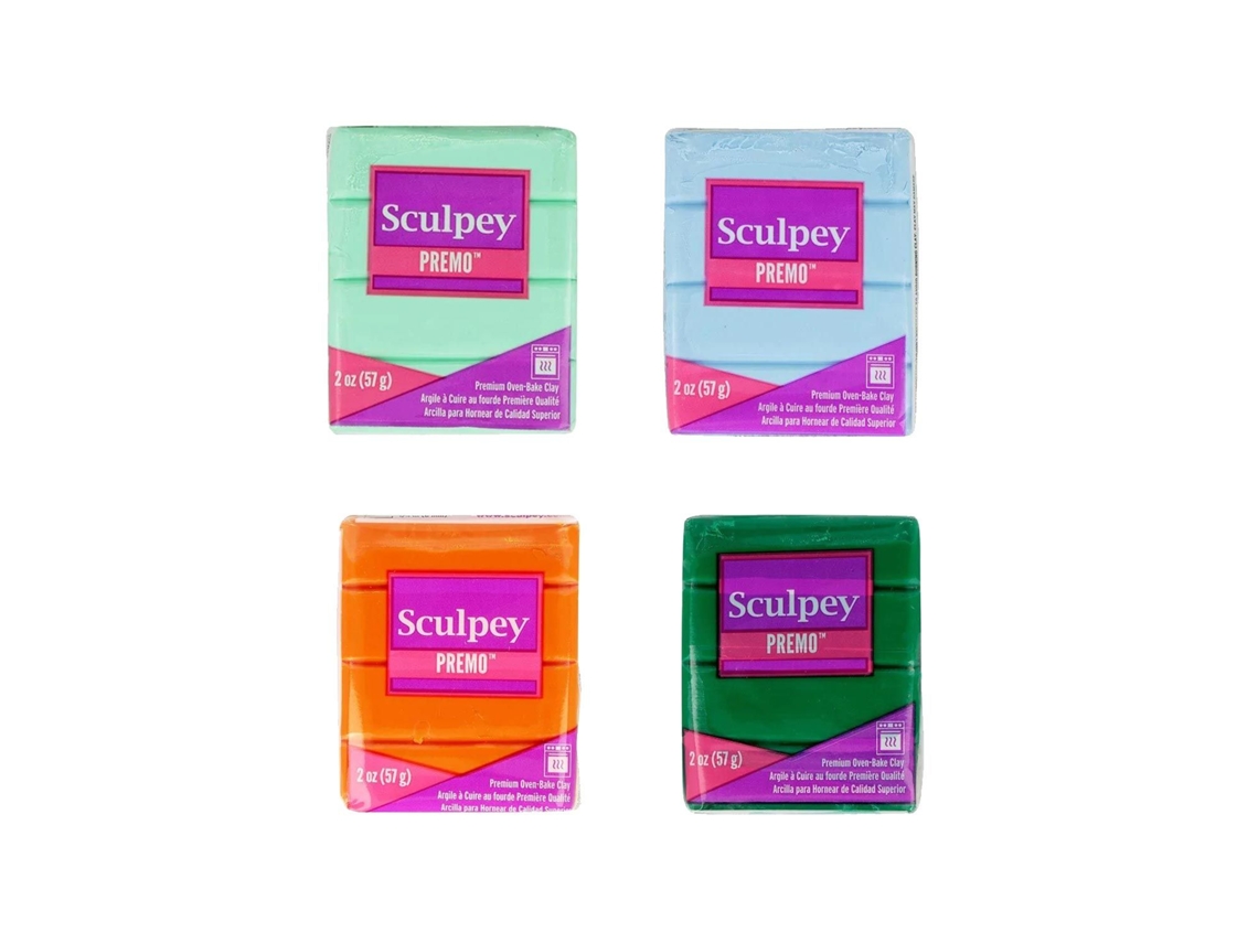 Kit 4 arcillas poliméricas 57 g