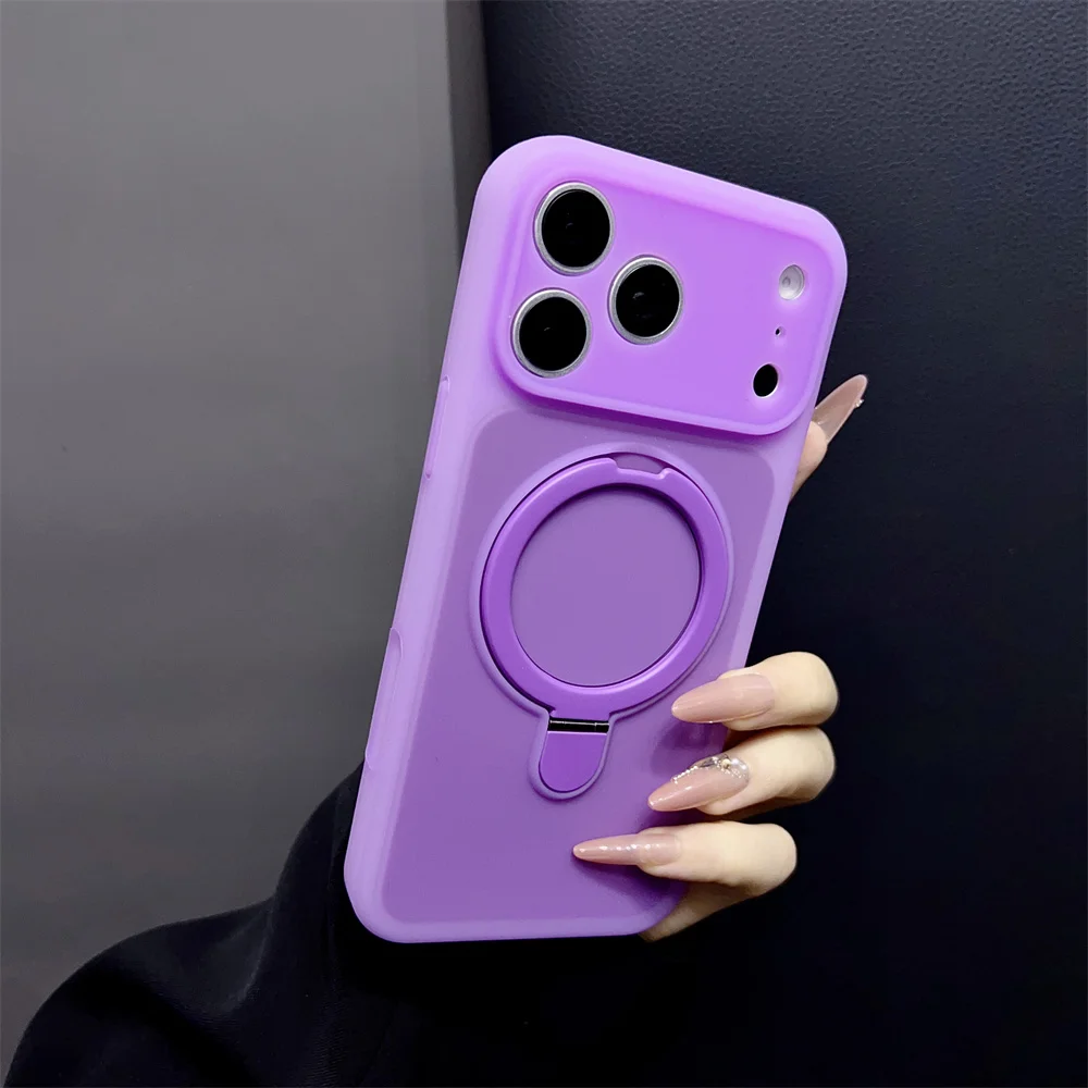 (iphone 17, Morado) Funda De Silicona Para Teléfono, Apta Para Iphone, Cubierta Protectora A Prueba De Golpes