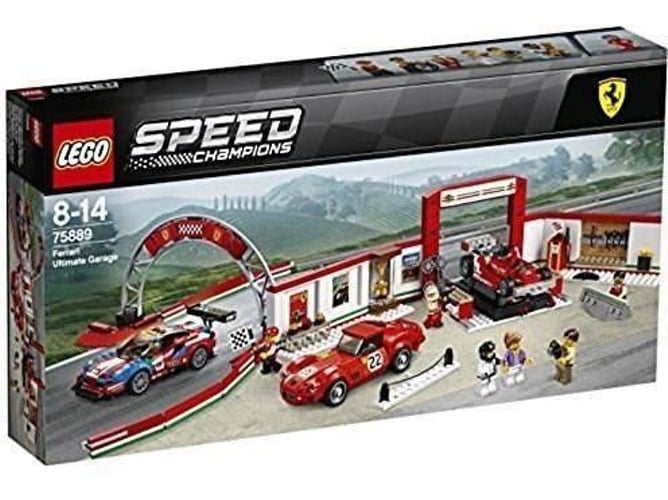 LEGO Speed Champions: Garaje Ferrari Ultimate - 75889 (Edad Mínima: 8 - 841 Piezas)