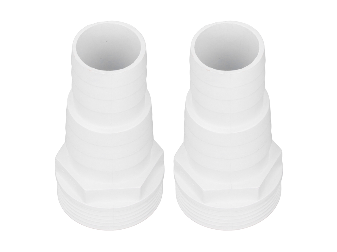 Adaptador de manguera para bomba de piscina de 1-1/2 pulgadas, 2 piezas