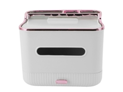 Elegante Organizador Multifuncional De Papel Higiénico De Plástico Pp Blanco Para Escritorio De Sala De Estar.