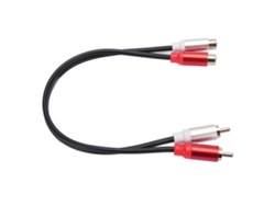 Cable De Extensión De Audio De 30 Cm, Macho A Hembra, Con Conector Dorado, Adaptador Para Tv, Reproductor De Cd Y Dvd.