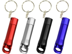 Nuobesty Juego De 6 Llaveros Led Multifuncionales En Miniatura Con Abridor De Botellas Incorporado E Iluminación Compacta.