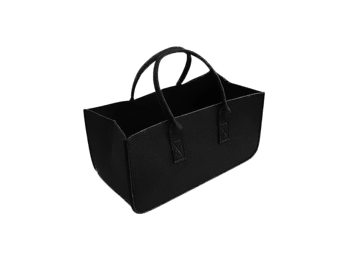 Bolsas de fieltro para leña, cesta de fieltro plegable, bolsa de la compra, madera de alta calidad. GOKOCO