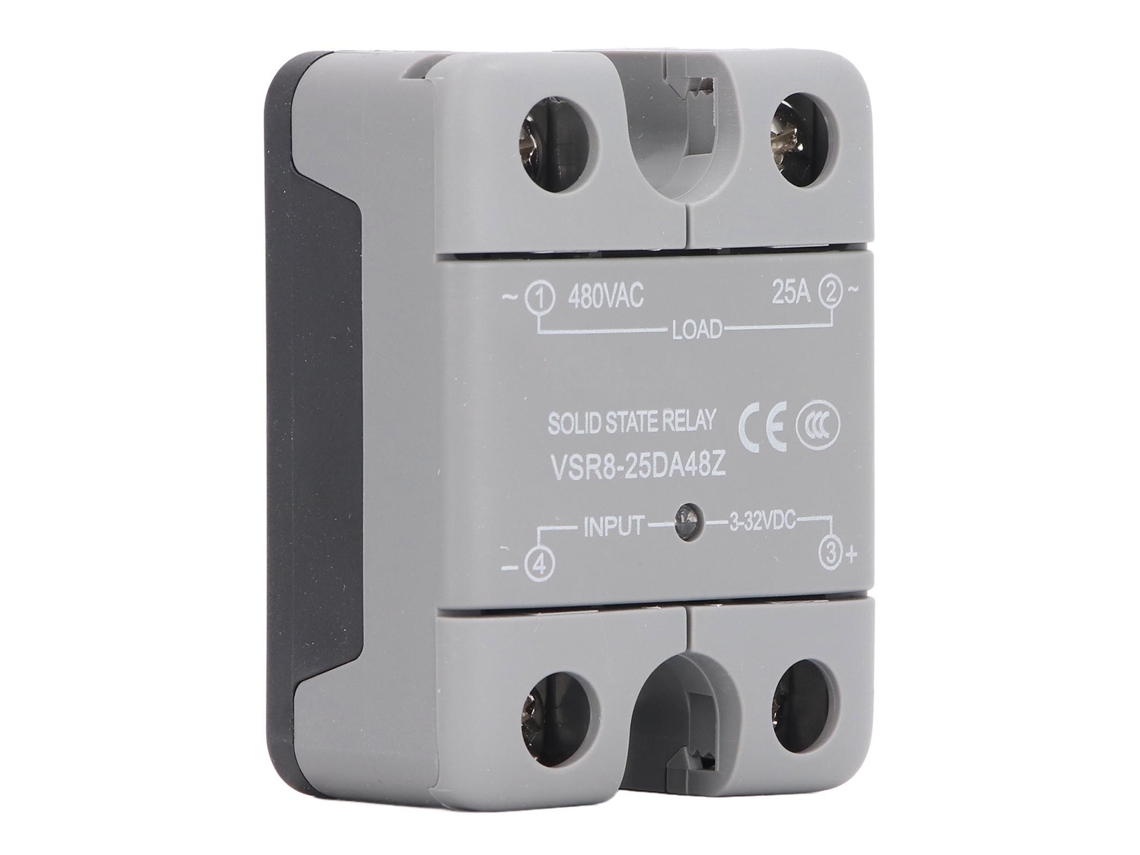 2026dz-relé De Estado Sólido Regulador De Voltaje Dc A Ac 3-32vdc Entrada 25a 480vac Salida Con Indicador Led