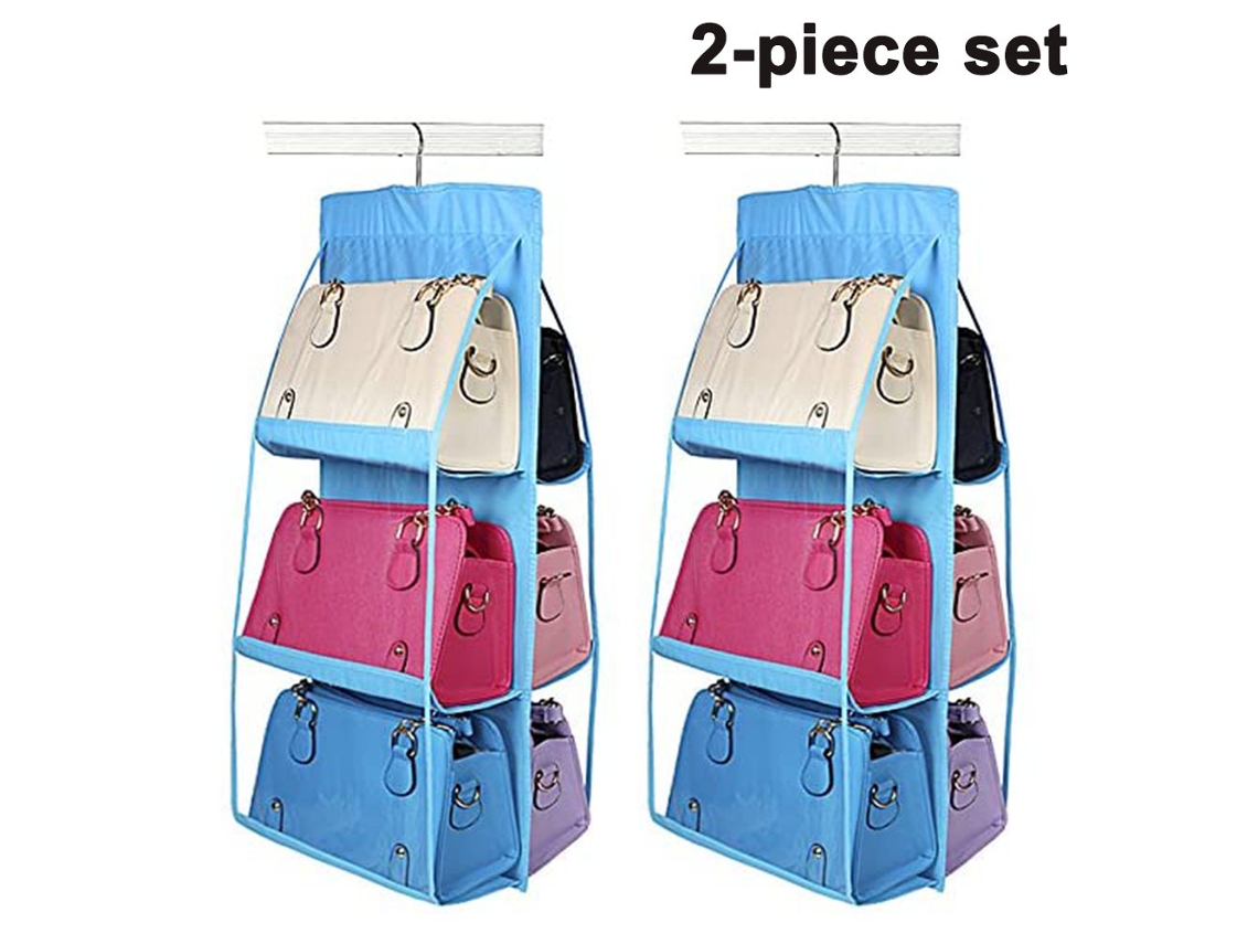 Organizador Bolsos Colgante Bolsillos JEIIBRZUI Azul (36x17x2.5cm)