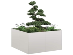 Jardinerasoporte Para Floresmaceta 80x80x40 Cm Acero Inoxidable