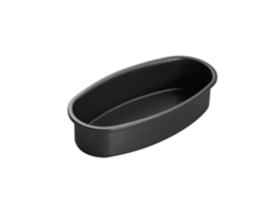Molde Ovalado De Acero Al Carbono Para Tarta De Queso - Bandeja Antiadherente Para Hornear 23x12x5cm