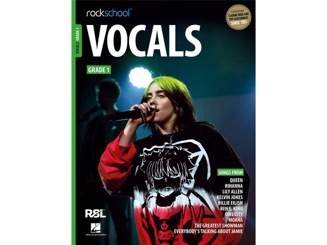 Libro de canto de Rockschool, Grado 1, 2021