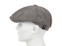 2026-gorro Beret De Cuadros Versátil Clásico Con Poco Elástico Moda Casual Para Hombres 1 Pieza