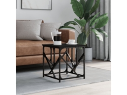 Mesa De Centro | Mesa De Café | Mesa De Salón Madera De Ingeniería Negra 45x45x47,5 Cm