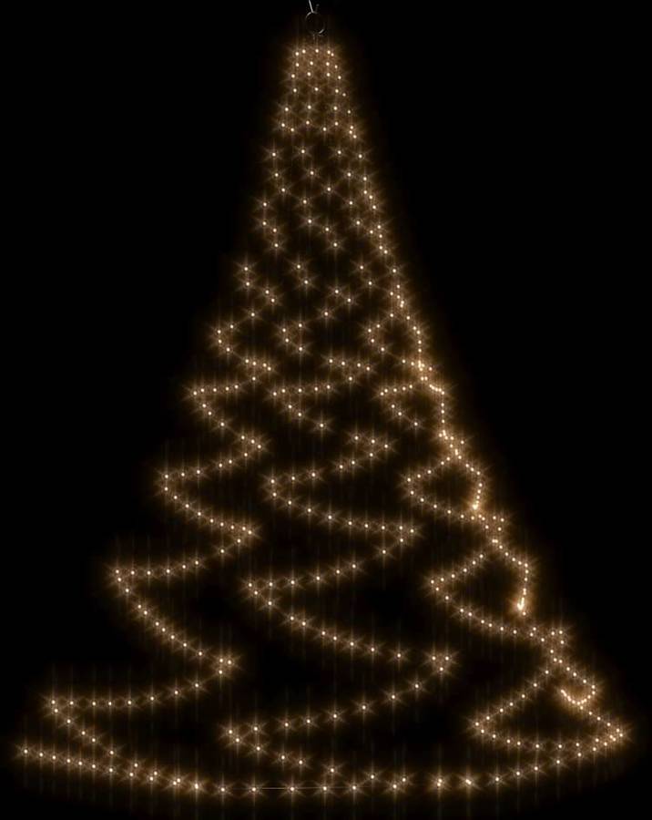 Árbol de Navidad VIDAXL 720 LEDs (Blanco - 500 cm)