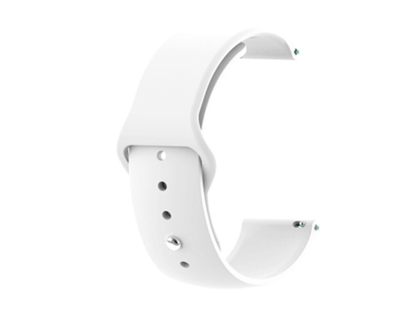 Pulsera Reloj Universal de 20mm SAMSUNG de Silicona - Blanco