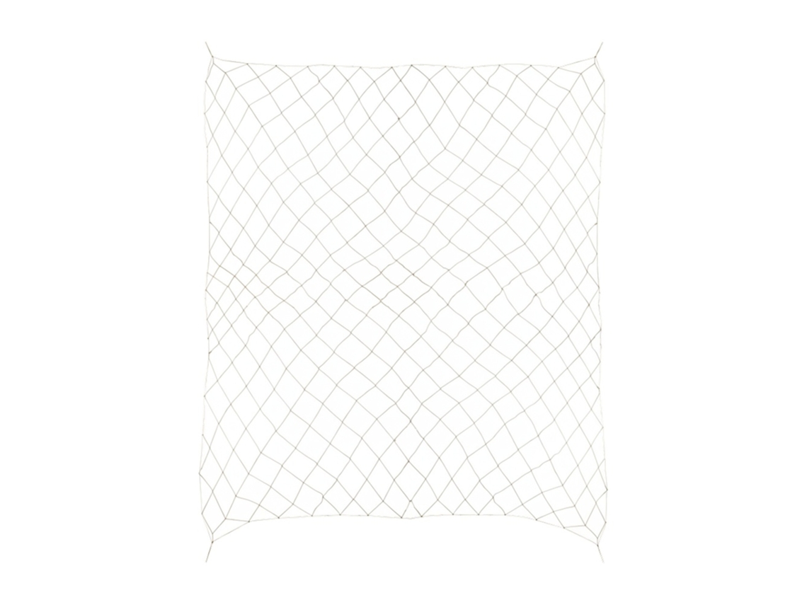 Relaxdays Rede De Apoio Para Plantas Trepadeiras Em Juta, 3 X 4 M, Jardim, Suporte Para Pepinos, Biodegradável, Natural