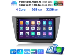 Gps Rádio Multimédia Android V1 Pro Android 15 Conectividade Sem Fios Para Seat Altea Xl Toledo 2004 2015 Gps 32gb