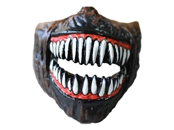 KKPM - Máscaras de Halloween para rostro de látex: Diseño facial de zombi y terrorífico