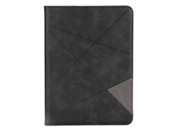 Funda de piel sintética prismática ultraligera y duradera para tableta iOS 9.7 (negro y dorado claro)