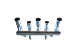 Portacañas para barcos, capacidad para 5 cañas, acabado anodizado ajustable, anodizado OEM