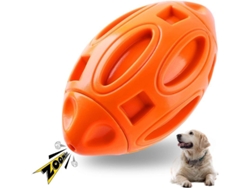 2026altiro-pelota De Juguete Para Perros Con Sonido, Duradera, Para Entrenamiento Y Masticación, Hecha De Goma, Con Sabor A Carne Y Naranja.