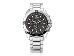 Reloj Analógico Para Hombre De Negocios Con Movimiento De Cuarzo Y Brazalete De Acero.