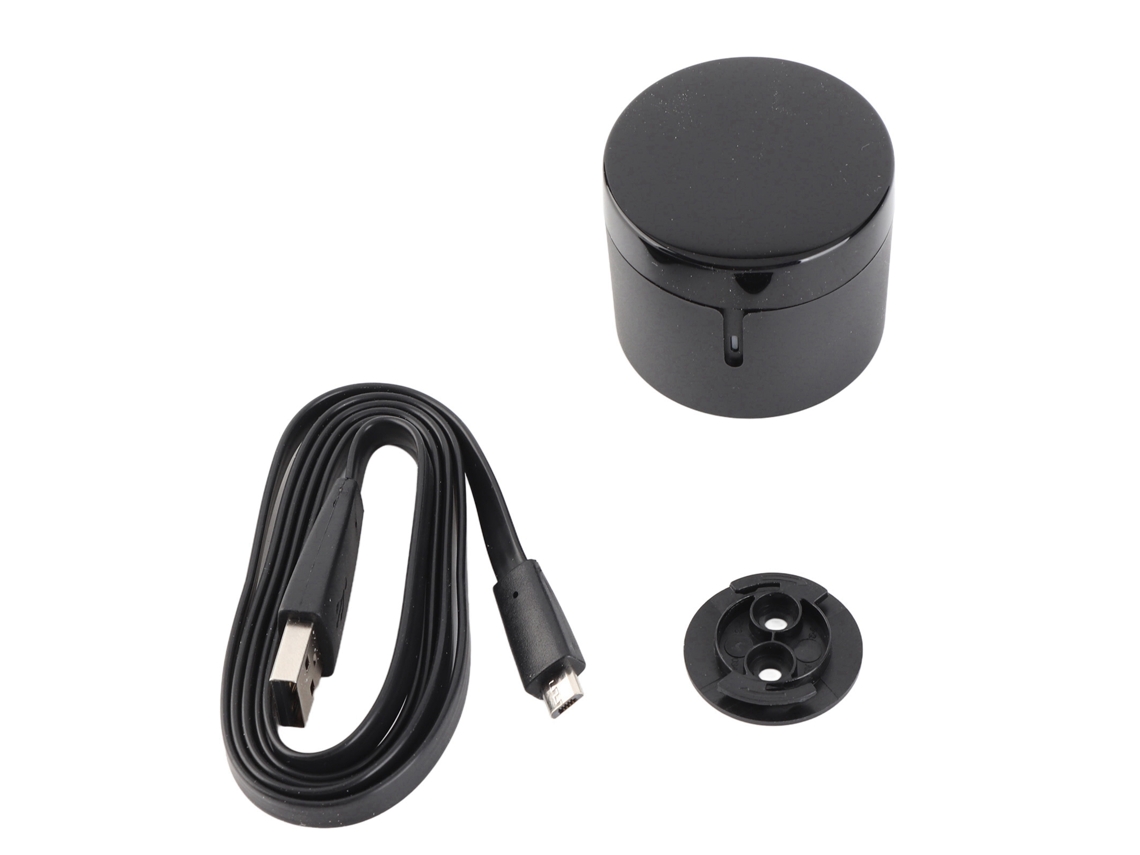 Controle Remoto Universal Ir Rm4 Mini Para Tv Ar Condicionado Automação Residencial Com Controle De Voz Preto