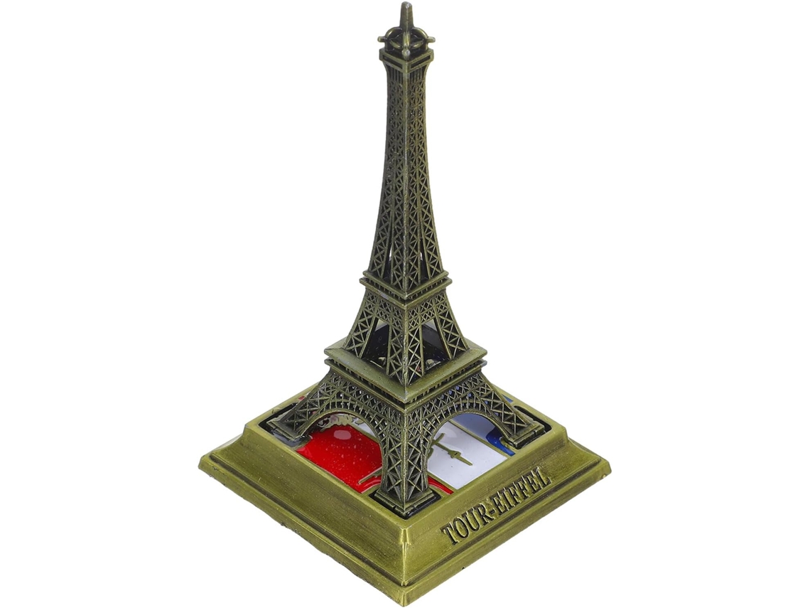 Estatua Torre Metal 10 Bronce Antiguo Verde Decoración Creativa Interiores Estar Centro Miniatura Recuerdo