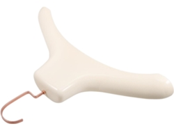 Percha Grande Color Beige Abrigos Chaquetas Plástico Resistente Gancho Acero Inoxidable Multifuncional