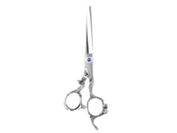 Tesoura profissional de corte e afiação para cabeleireiro e barbeiro, modelo 2026.