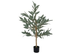 Planta Artificial De Louro 120 Cm Planta Artificial Decorativa Grande Decoração Para Casa Escritório Varanda Quarto Verde
