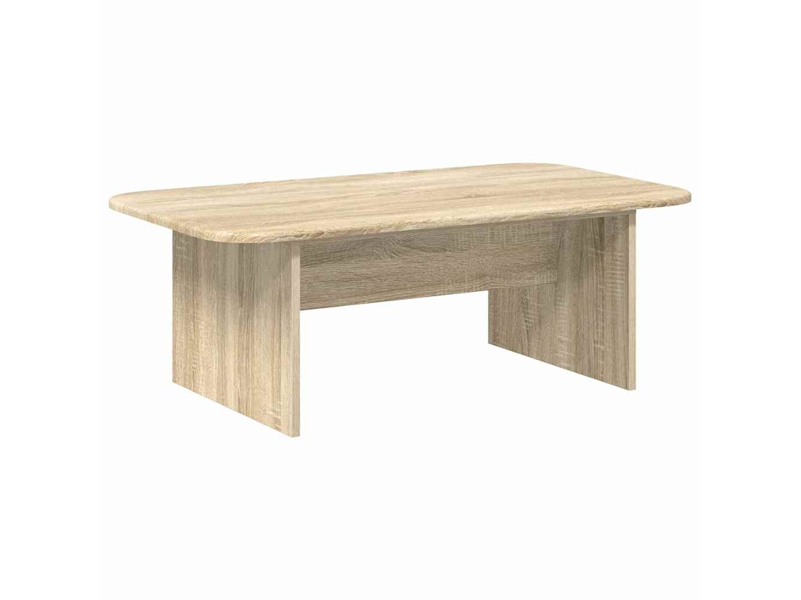 Mesa De Centro | Mesa De Café | Mesa De Salón Roble Sonoma 93 X 53 X 33 Cm Madera De Ingeniería
