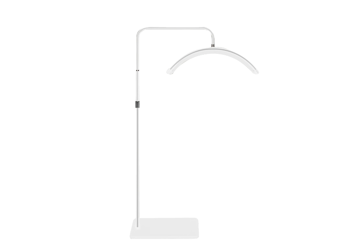 Lámpara de pie LED, brillo y temperatura de color ajustables, HD-M6X blanca
