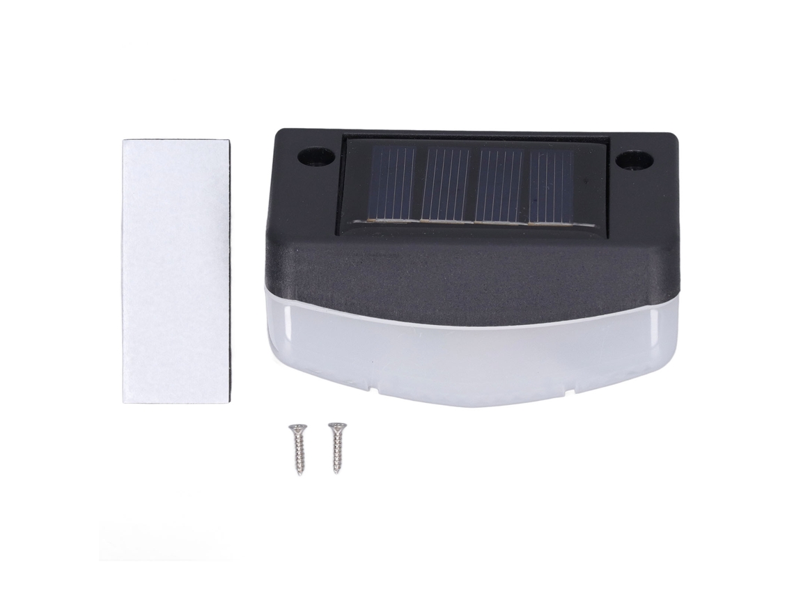 Lámpara Solar Led Para Escalones Con Cubierta De Policarbonato, Luz Blanca Cálida, Para Jardín, Parque Y Pared.