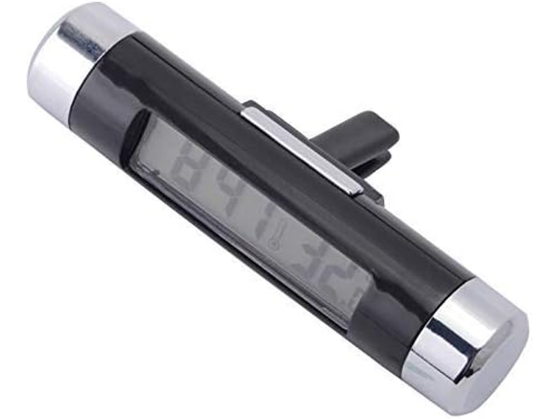 Reloj digital para coche, reloj electrónico, pantalla de temperatura ajustable, Nicecee