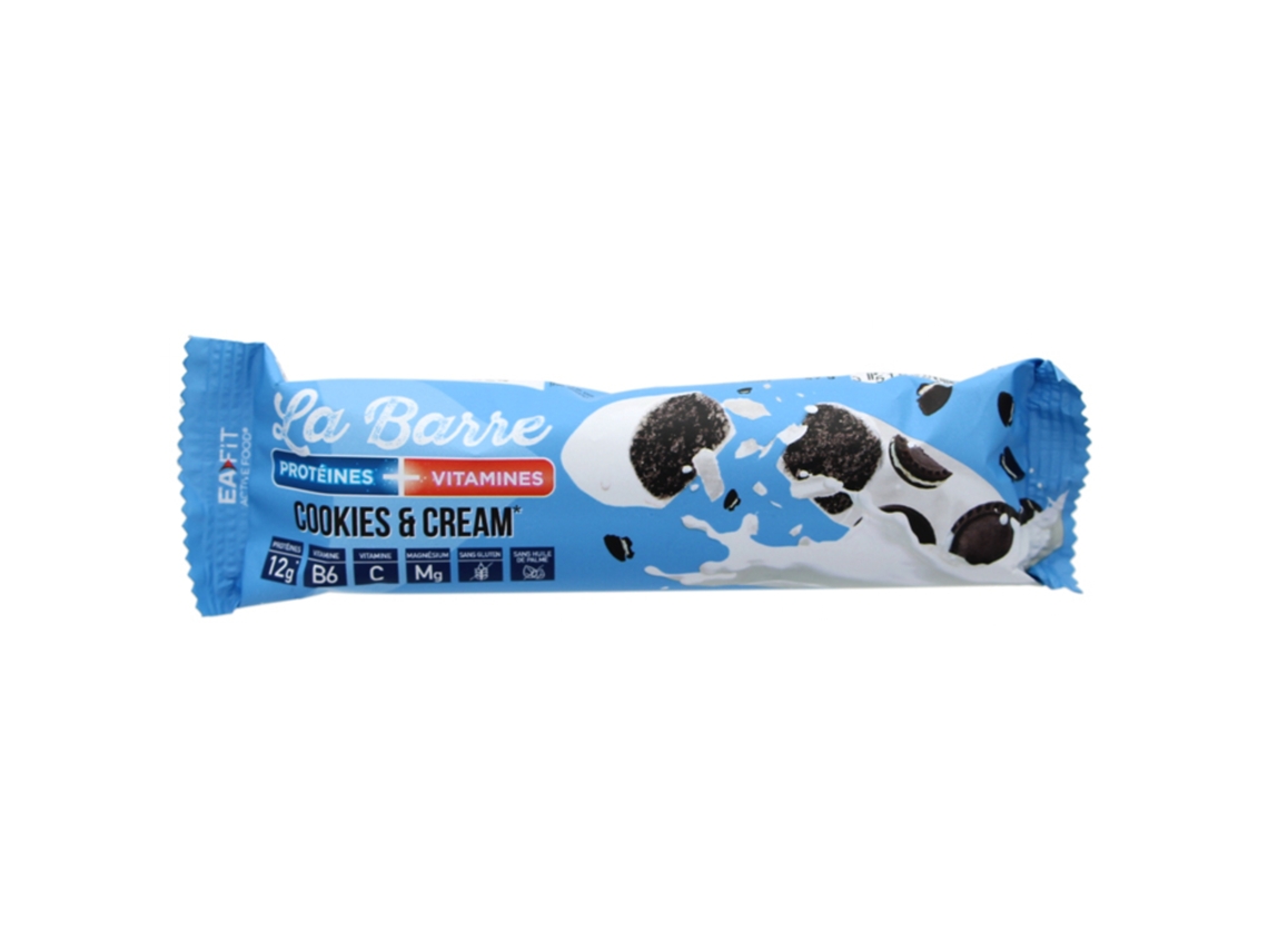 Barra de Proteínas Vitaminas 49 gSabor : Cookies & Cream EAFIT