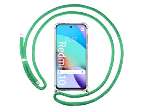 Carcasa Xiaomi Redmi 10 TUMUNDOSMARTPHONE Colgante Verde