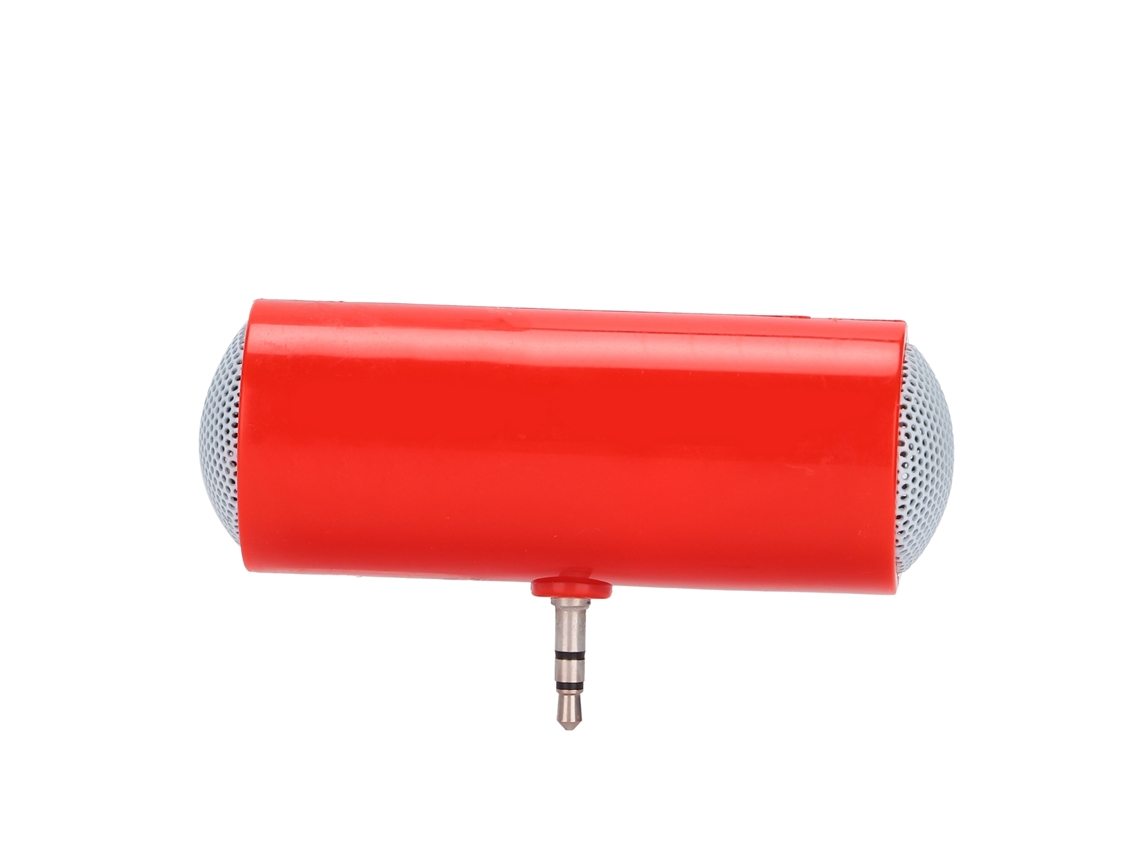 Mini Altavoz Estéreo Inalámbrico Con Conector De 3,5 Mm, Portátil Para Teléfonos Móviles Y Tabletas, Rojo.