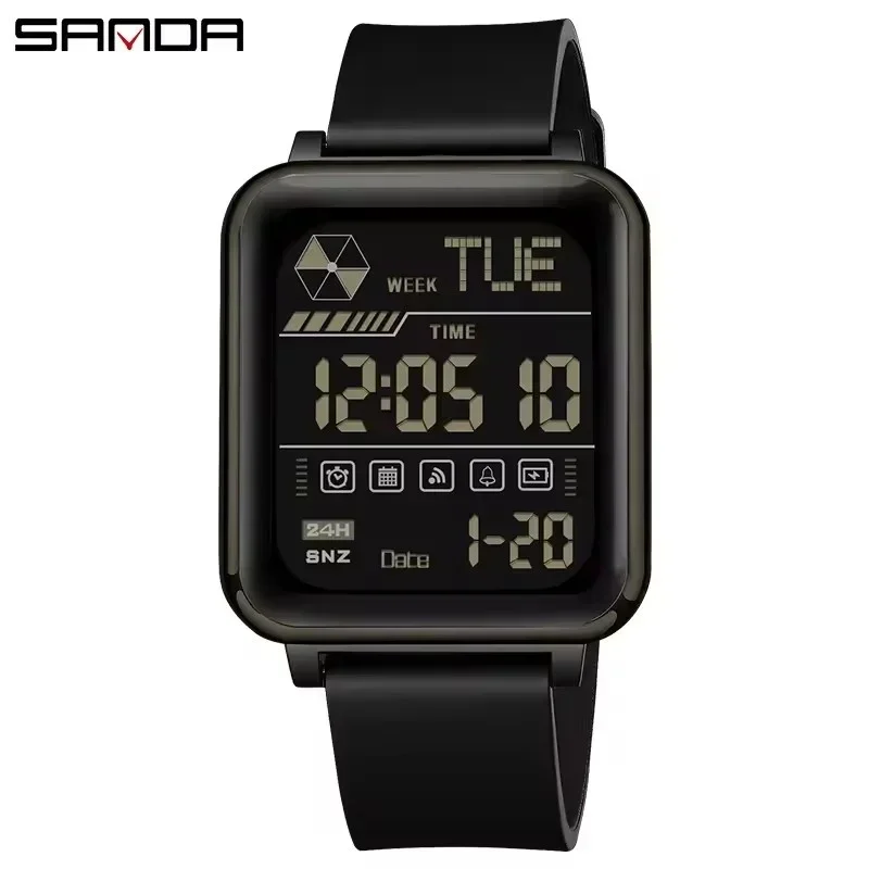 Reloj Deportivo Militar Con Cronómetro Led, Resistente Al Agua, Reloj Electrónico Para Hombre, Reloj Militar Para Hombre