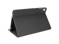 Funda de piel sintética suave para tablet de 10,4 pulgadas, resistente a arañazos y al desgaste, color negro y dorado claro.