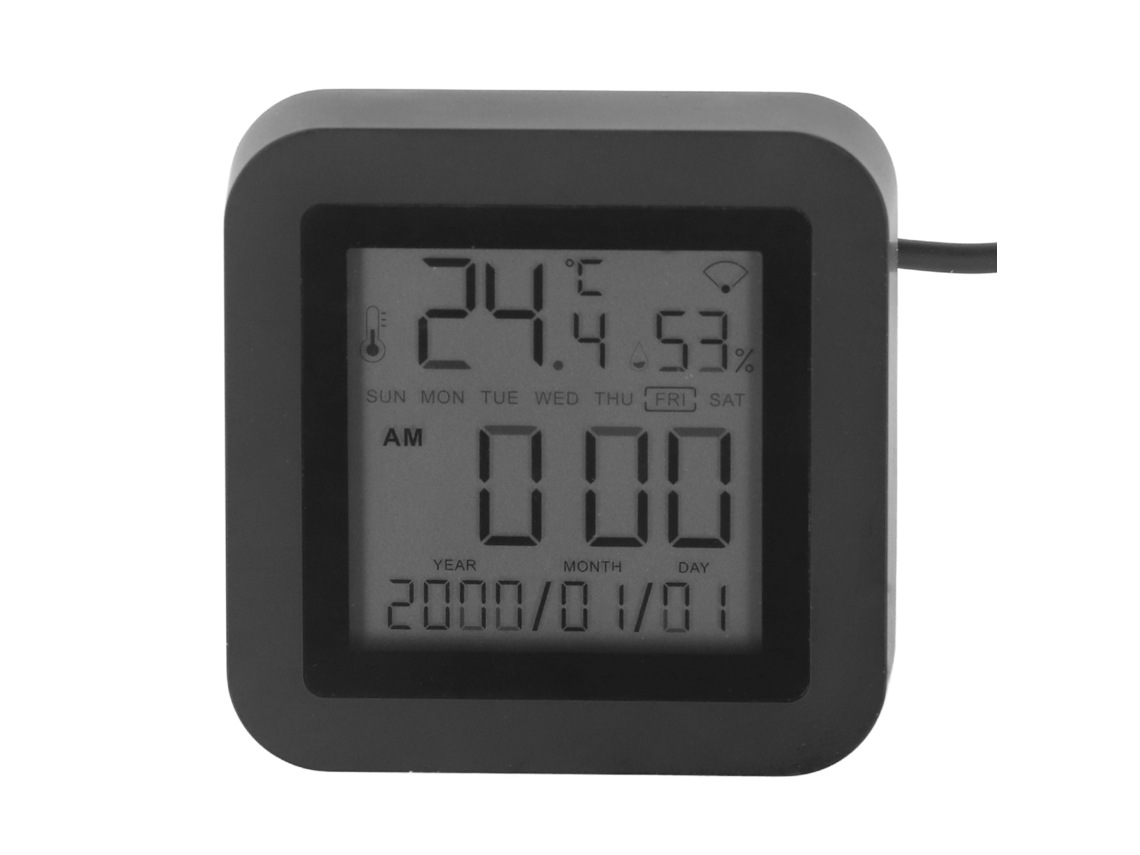 2026dz-higrómetro Termómetro Inteligente Wifi Control Remoto Infrarrojo Pantalla Temperatura Humedad Dc5v