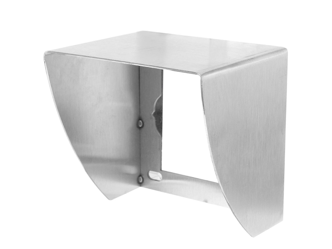 Protector Impermeable De Interruptor Y Tomacorriente De Pared Exterior De Acero Inoxidable 9.2x9cm Plata