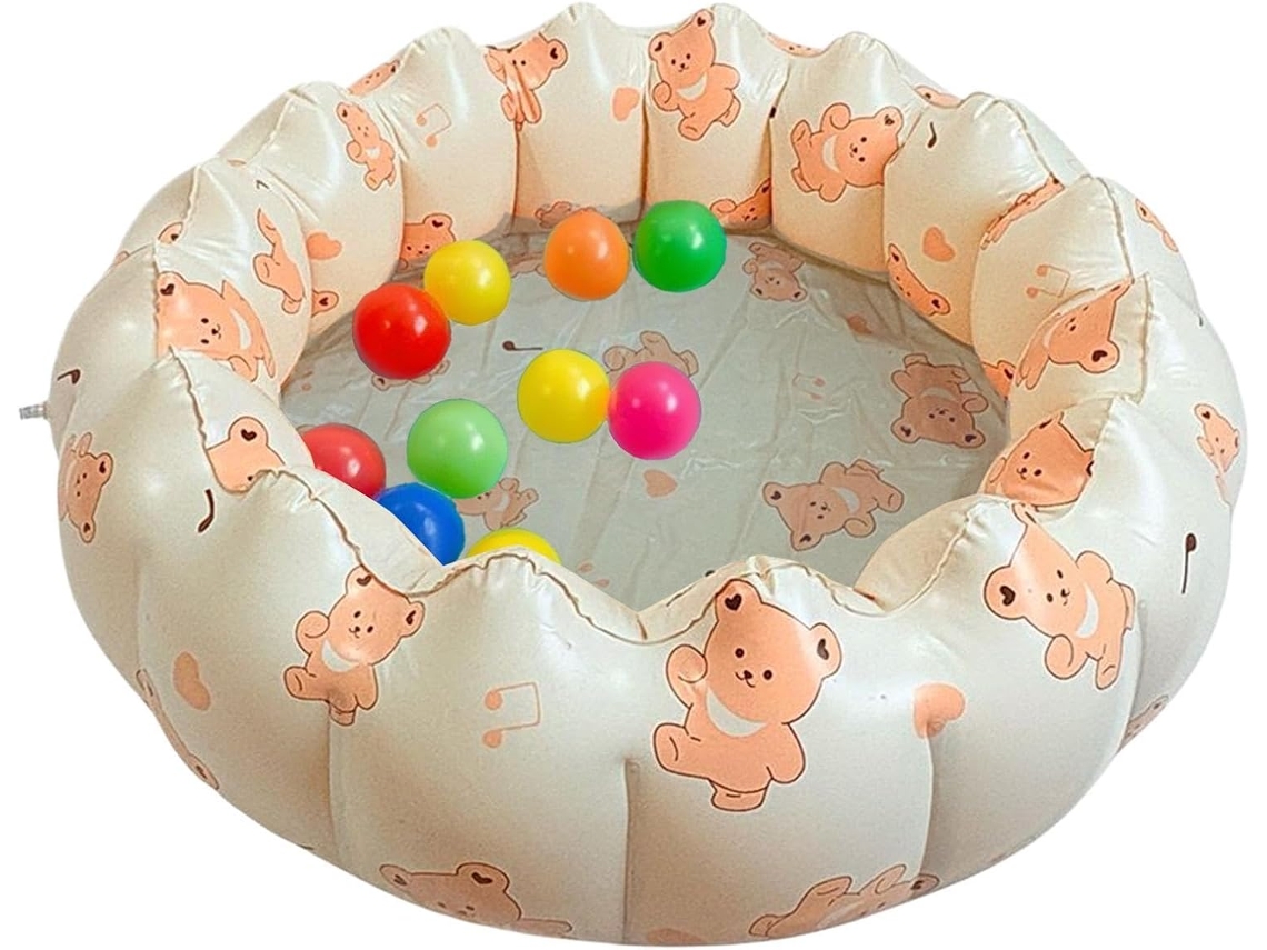 Piscina Exterior,juguete Bañera Portátil Inflable Exterior Verano Patio Mascotas Cumpleaños Niños