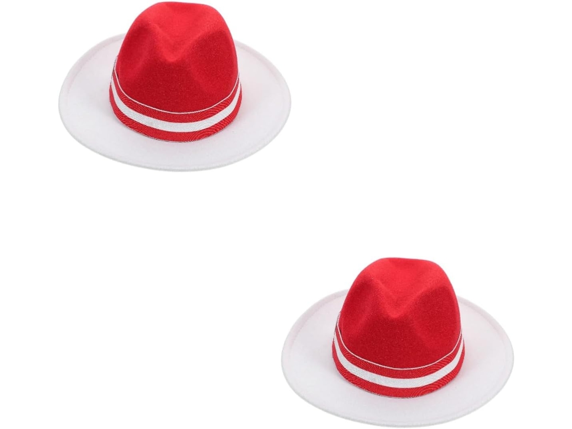 Sombrero De Jazz De Ala Ancha De 2 Piezas Para Hombre Y Mujer, Ideal Para Disfraces Y Eventos Festivos.
