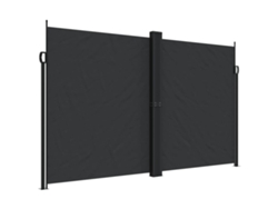 Maison Exclusive - Toldo Lateral Retráctil Negro 200x600 Cm